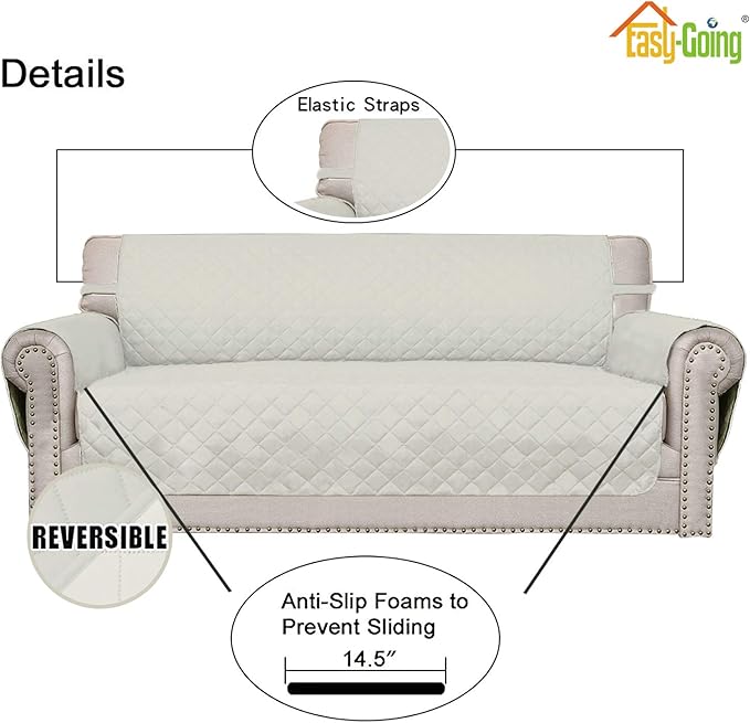 Easy-Going Reversible Oversized Couch Cover - Image 3