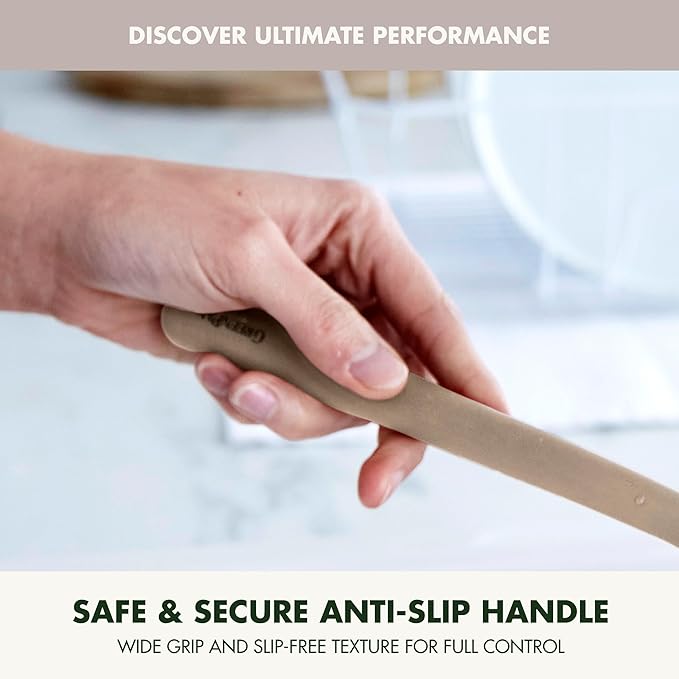 GreenPan Silicone Slotted Spoon, Cooking Kitchen Utensil, Mixing Stirring - Image 5