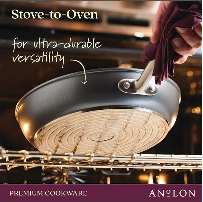 Anolon Accolade Forged Hard Anodized Nonstick Wok / Stir Fry Pan - Image 8
