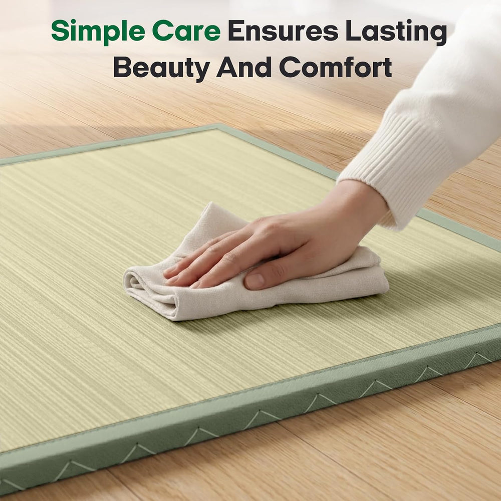 ZonLi Japanese Tatami Mat, Foldable Floor Sleeping Pad Futon Mattress