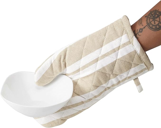 Encasa XO Long 12"x7" Oven Microwave Hand Gloves Mitts - Image 4