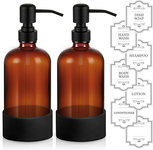 16 oz Hand and Dish Soap Dispenser Set by HomePicker