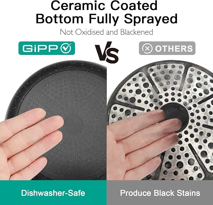 GiPP Ceramic Pots and Pans Set Non Stick - Image 4