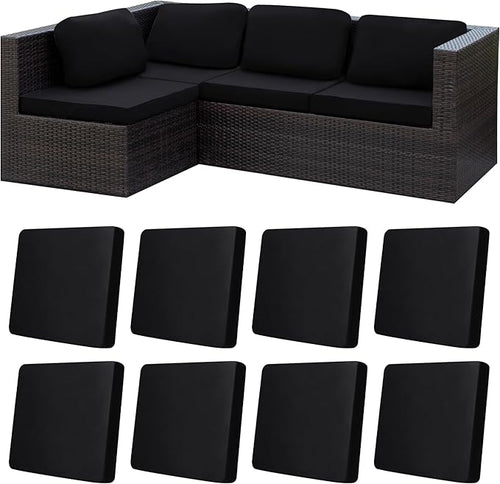 8Pcs Stretch Patio Cushion Covers, Outdoor Couch Covers Replacement, Outdoor by BIETYONE