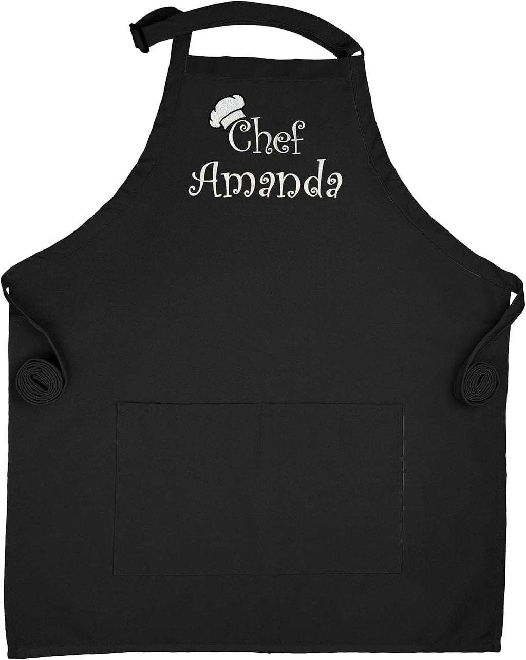 Custom Apron | Embroidered Kitchen Apron Women | Chef Apron For Men | Personalized Apron With Pockets