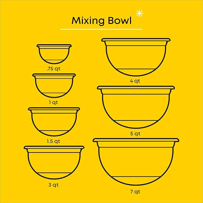 JoyJolt Stainless Steel Mixing Bowls