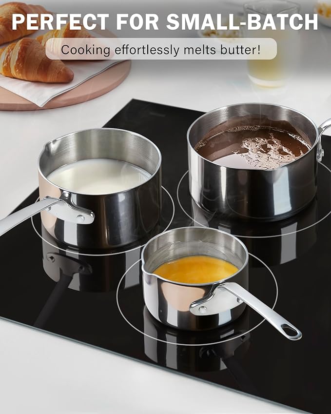 Cooks Standard Stainless Steel Butter Warmer 0.29 QT, 270ml Mini Butter - Image 7