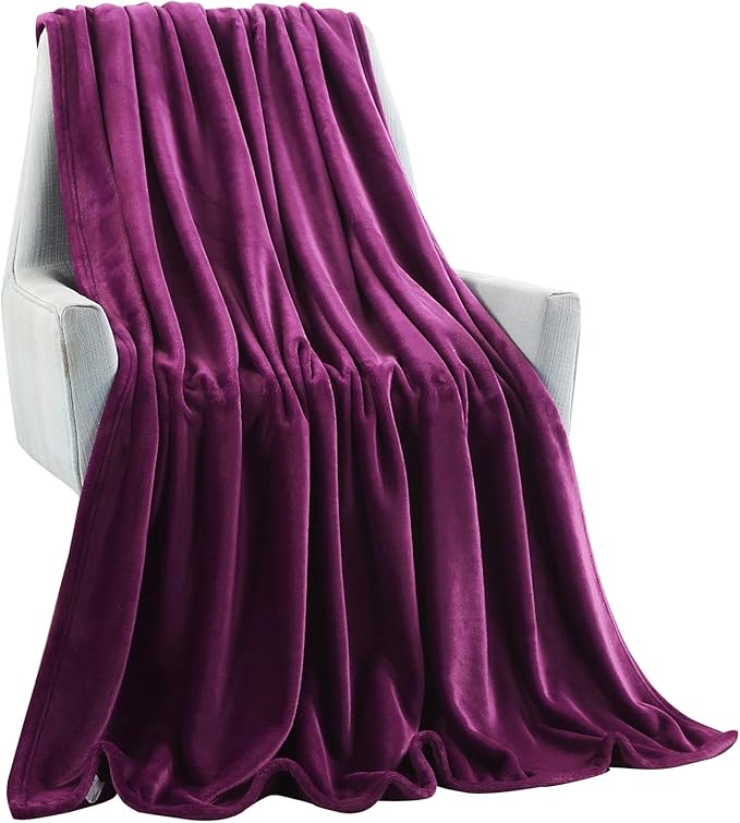 TASTHROW Large Flannel Fleece Throw Blanket, 50×70 Inch - Image 2