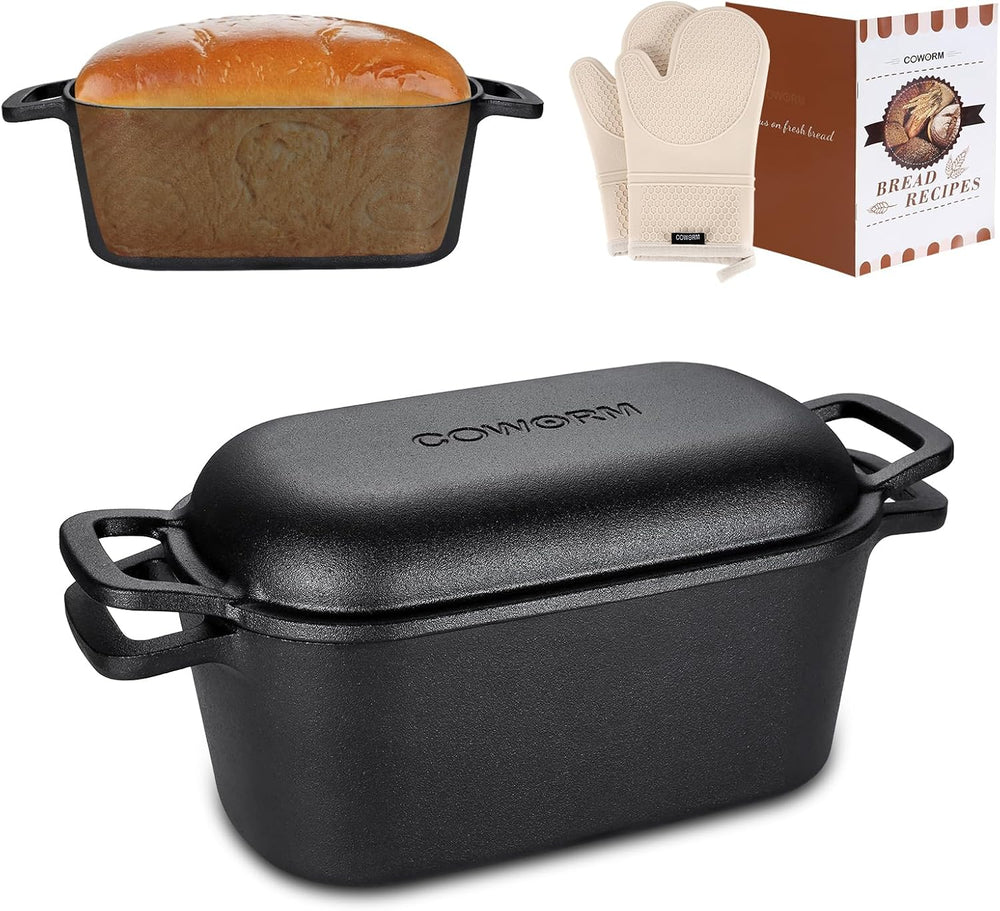 3.6QT Oval Dutch Oven for Bread Baking