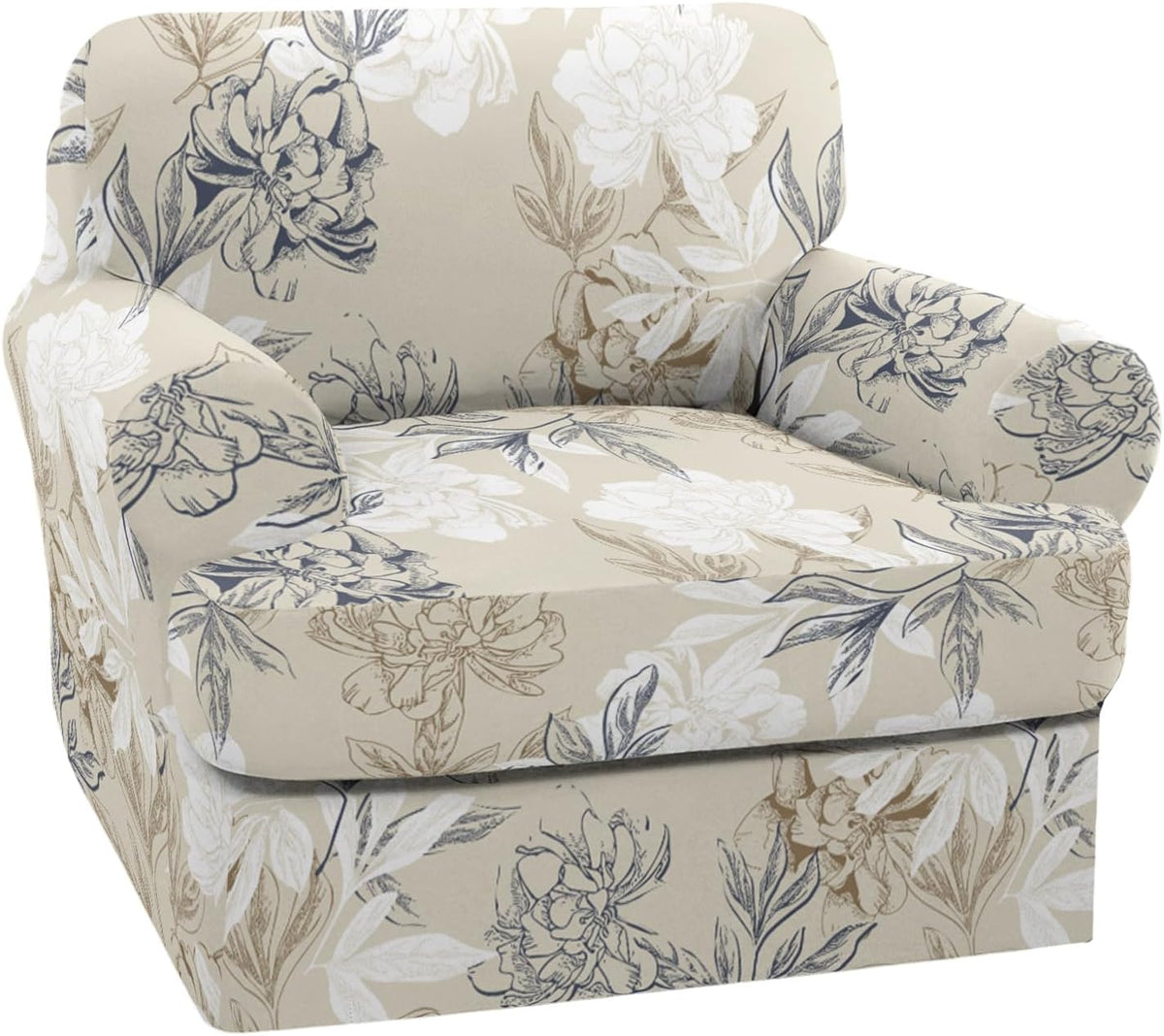 crfatop t cushion chair slipcover, 2 piece chair, main product view