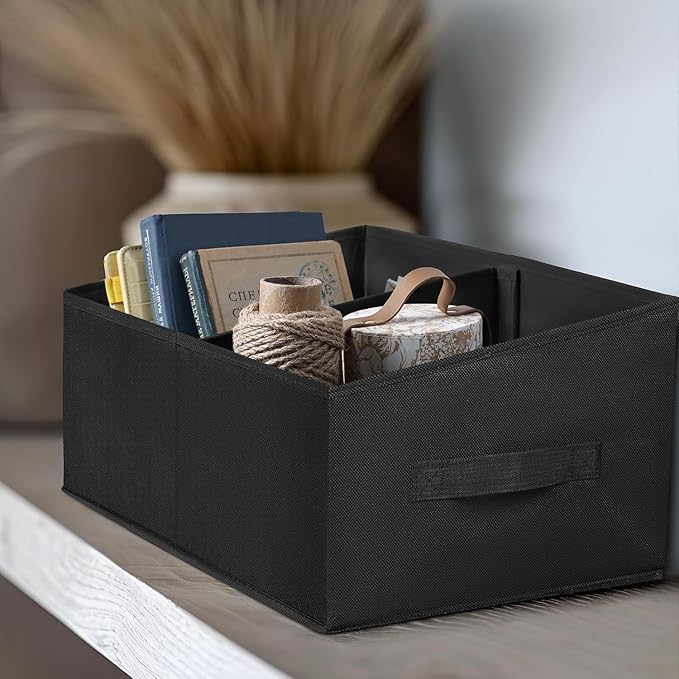 DIMJ Closet Storage Bins, 6 Pack Storage Baskets