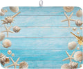 Summer Coastal Dish Drying Mat for Kitchen Counter Seashell Starfish Blue by Unknown