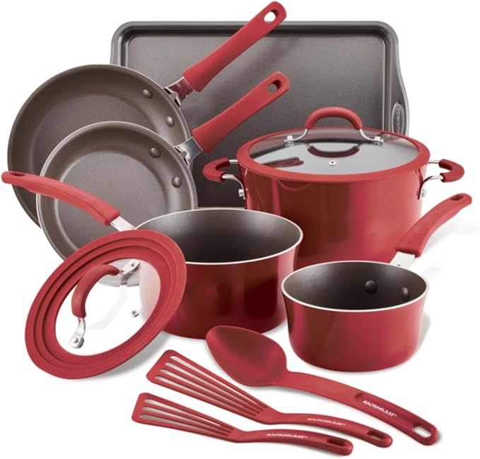 Rachael Ray 14753 11-Piece Nonstick Cookware Set by RachaelRayKitchenware