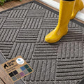 GORILLA GRIP 100% Waterproof All-Season WeatherMAX Doormat US Designed Natural by GorillaGrip