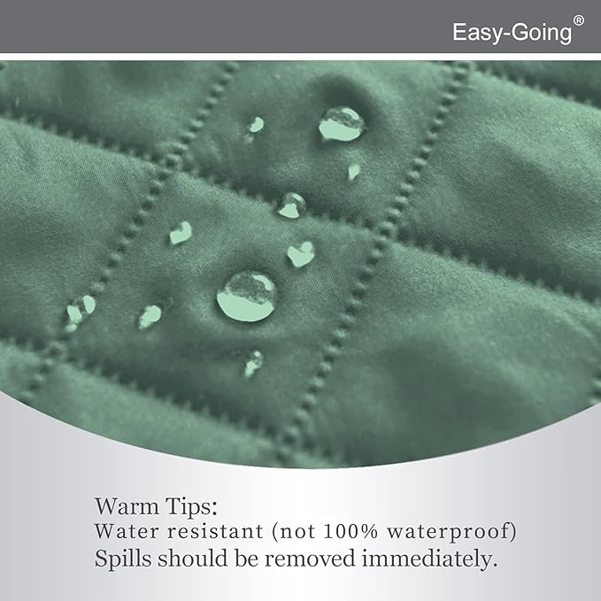 Easy-Going Recliner Chair Slipcover Reversible Sofa Cover Water Resistant Couch - Image 4