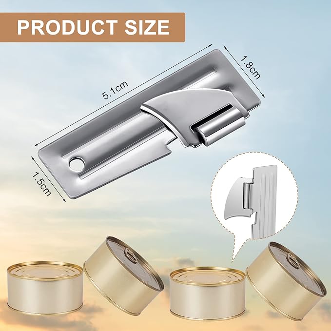 Chumia P-51 Camping Can Opener Stainless Steel Military Survival Army Backpack - Image 2