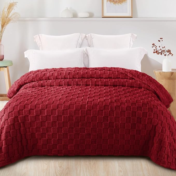 Exclusivo Mezcla Queen Size Flannel Fleece Blanket, Super Soft and Warm - Image 3