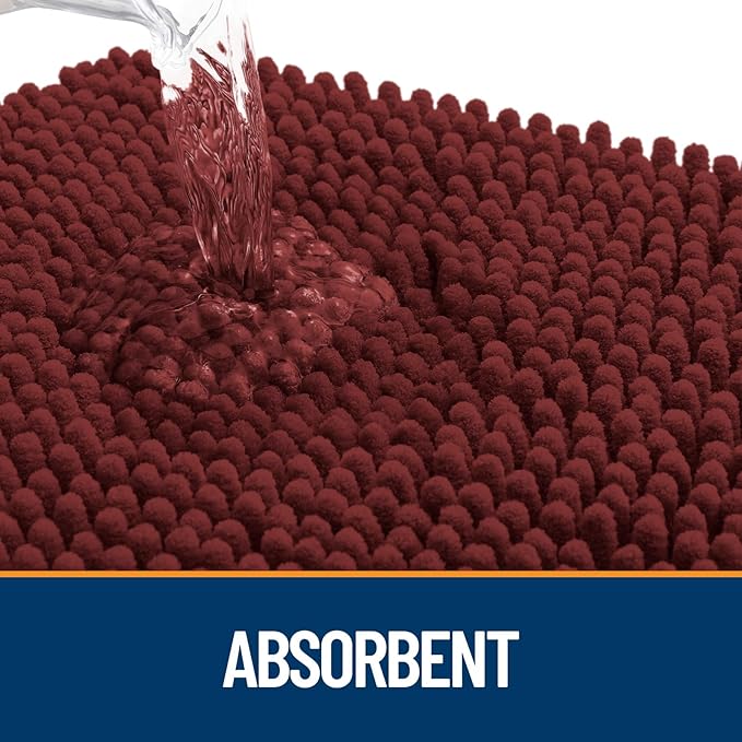 OLANLY Dog Door Mat for Muddy Paws 44x32, Absorbs Moisture and Dirt, Absorbent - Image 3