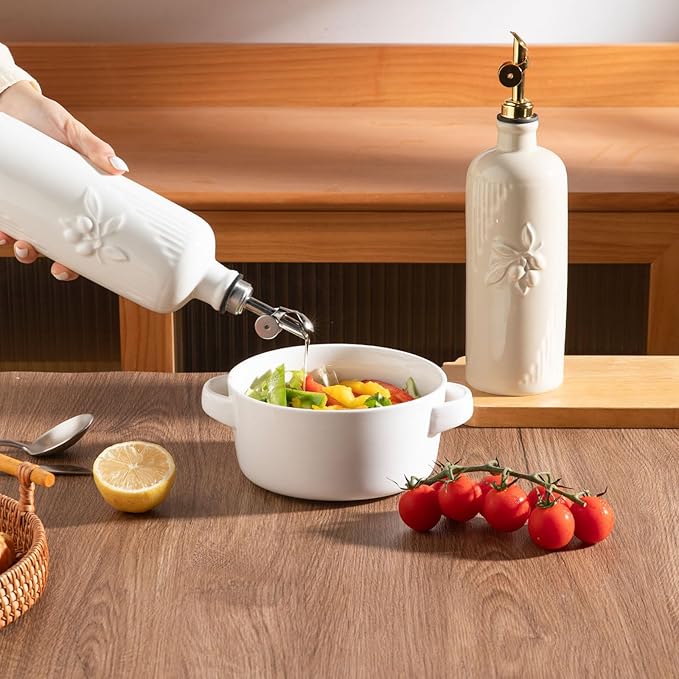 Sweejar Ceramic Olive Oil Dispenser Bottle - Image 6