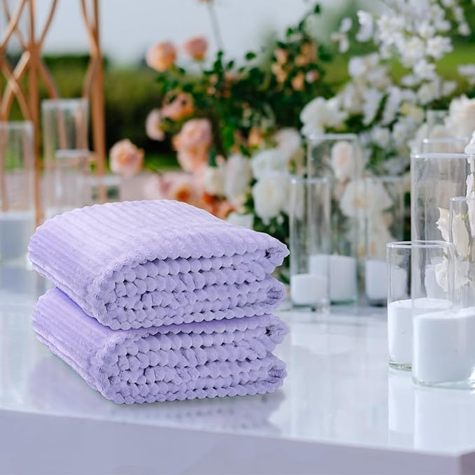 Buryeah 12 Pcs Flannel Throw Blanket Bulk 50 x 60 in Sleepover Blanket Outdoor - Image 6