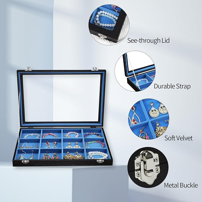 Stratalife Jewelry Organizer Bracelet Earring Holder Organizer Jewelry Drawer - Image 3