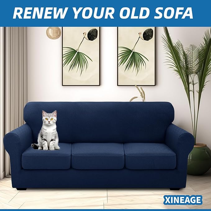 XINEAGE 2026 New 4 Pieces Extra Large Couch Covers - Image 3