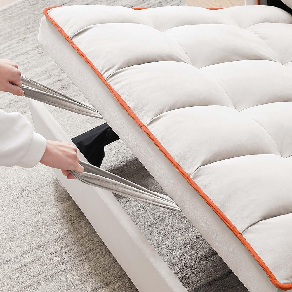 Antetek Sleeper Sofa Couch Bed with USB & Type C Port, Modern 3-in-1 Conv...