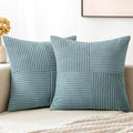 MIULEE Sky Blue Decorative Throw Pillow Covers 16x16 Inch by MIULEE