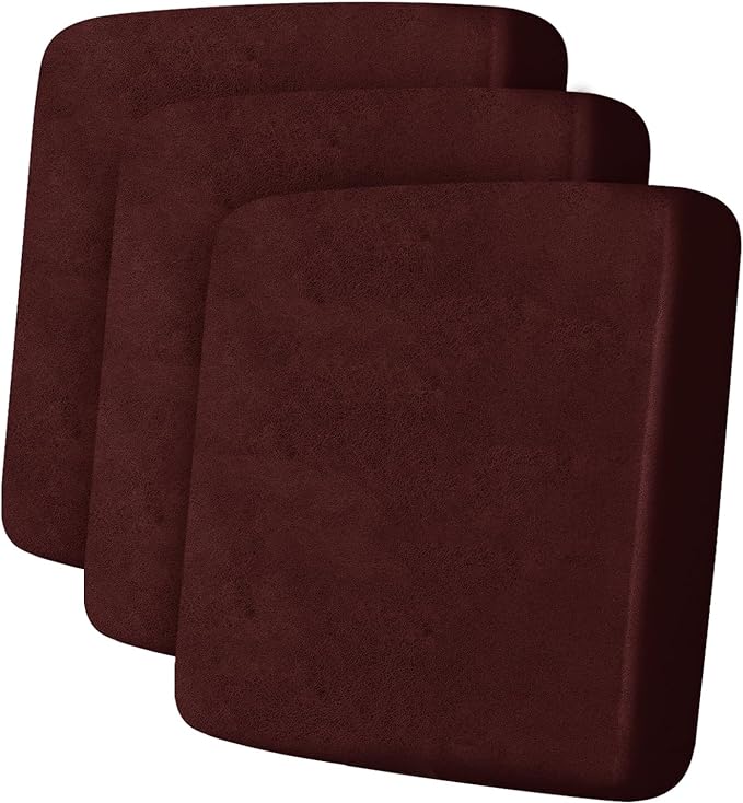 Leather Look Couch Cushion Covers Sofa Seat Slipcovers Sets Couches Furniture by ANARACHON