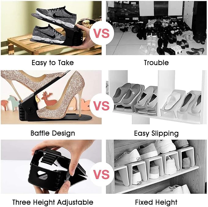 Neprock Closet Shoe Organizer, Shoe Storage Organizer Shoe Rack - Image 3