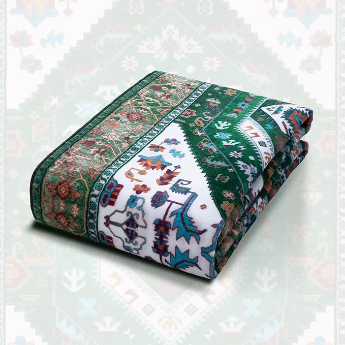 SERISSA 9x12 Area Rugs for Living Room, Large Washable Non-Slip Boho Rug - Image 7