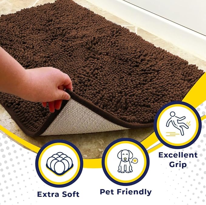 Muddy Mat® | Super Absorbent Door Mat Indoor, Microfiber Quick Dry Chenille - Image 2