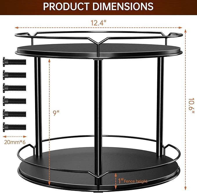 Lazy Susan Organizer 2 Tier