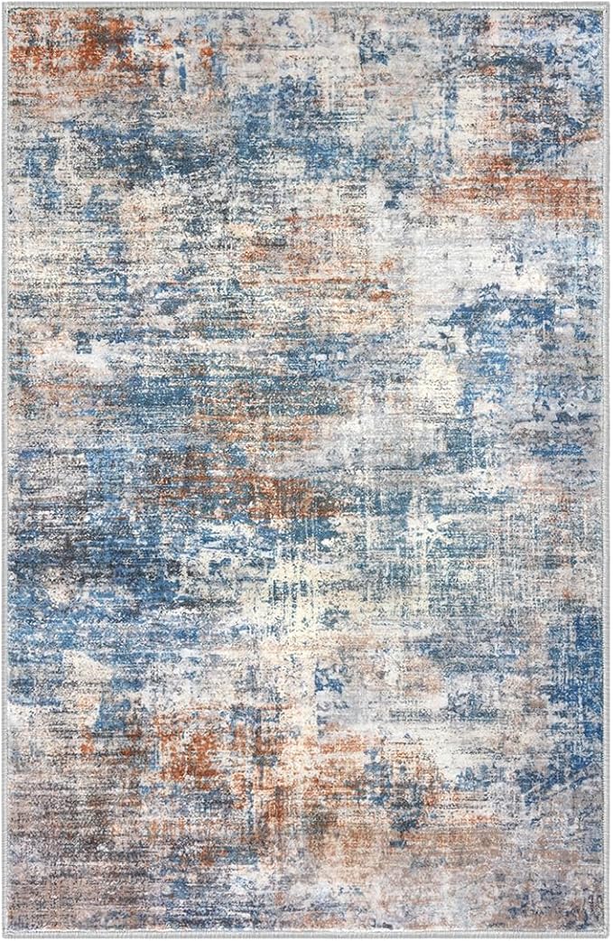 IOHOUZE Abstract Area Rug 4x6 Ft Washable Rugs - Image 9