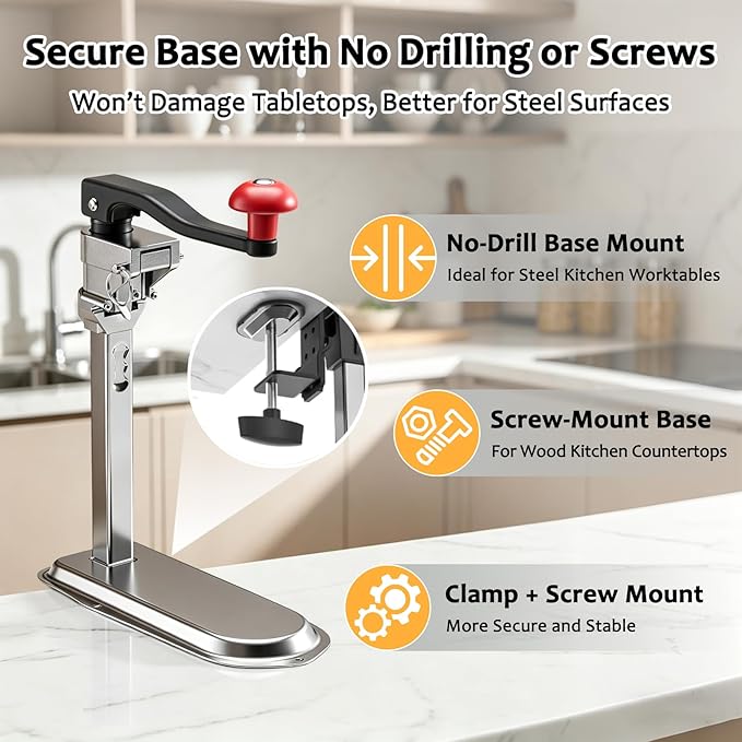 Commercial Manual Can Opener Heavy Duty