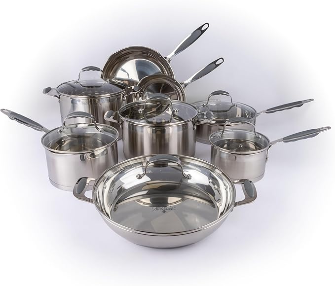 David Burke Gourmet Pro Stature Stainless Steel 4-Qt Sauce pot - Image 7