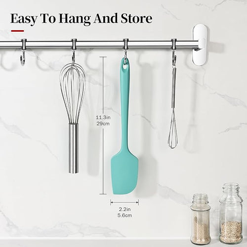 600ºF Heat Resistant Spatula, 11.34 inch High Heat Food Safe Semless Kitchen - Image 2