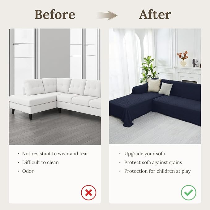 HOMERILLA Sectional Couch Covers - Image 4