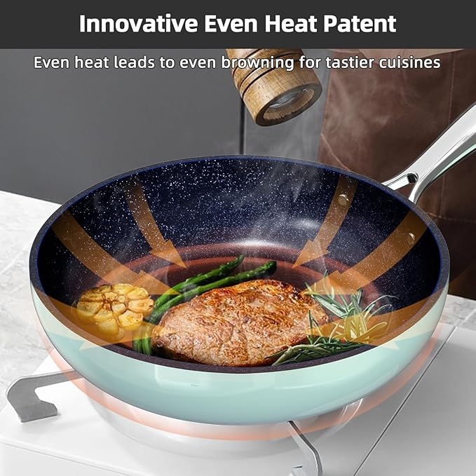 Nuwave Lux 13pc Forged Lightweight Cookware Set PFAS Free, Healthy G10 Duralon - Image 3