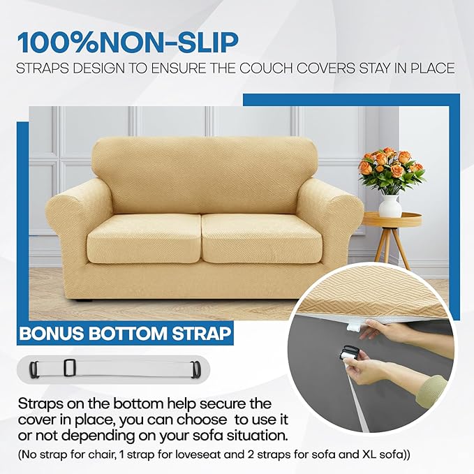 XINEAGE 2026 New 2 Pieces Chair Covers - Image 5