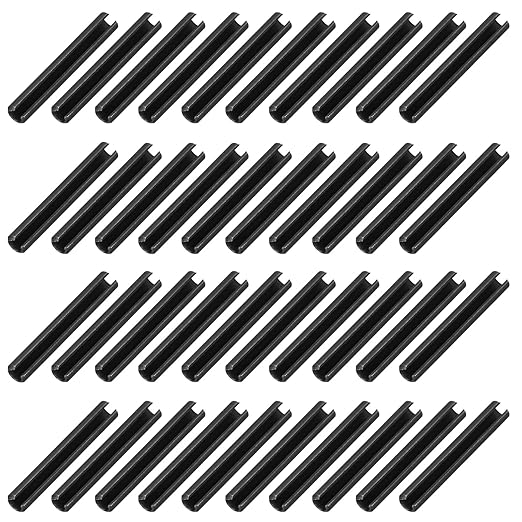 MECCANIXITY 120Pcs Slotted Split Roll Pins 3/25 Inch Dia. 1 Inch Length 65Mn by MECCANIXITY