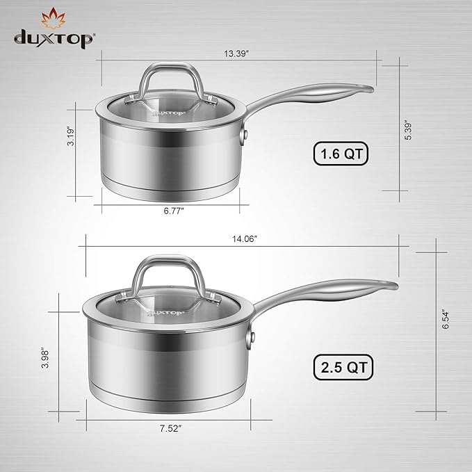 Duxtop Professional Stainless Steel Sauce Pan - Image 5
