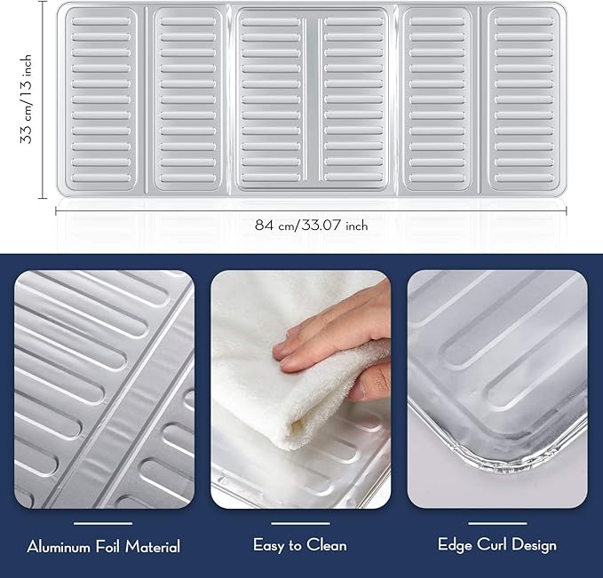 2 Pieces Splatter Guards for Frying Stove Splatter Guard Anti Oil Barrier - Image 2