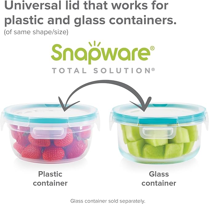 Snapware Plastic Total Solution 2-Pack Food Storage Containers Set, Leakproof & - Image 5