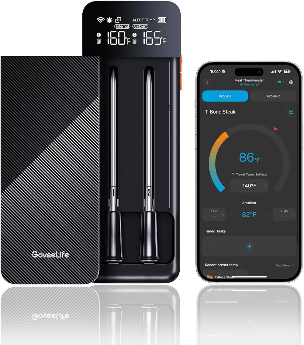 GoveeLife Smart Wireless Meat Thermometer 2 Probes