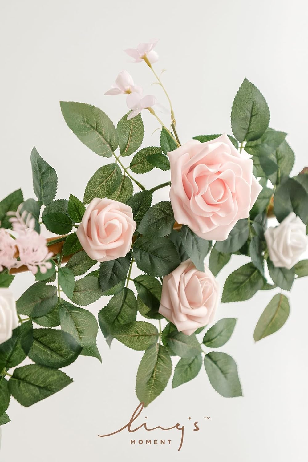 Ling's moment 5 FT Blush Artificial Flower Garland