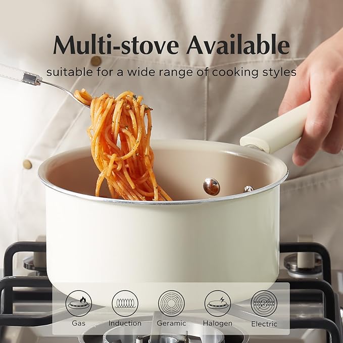 Redchef Ceramic Nonstick Saucepan - Image 6