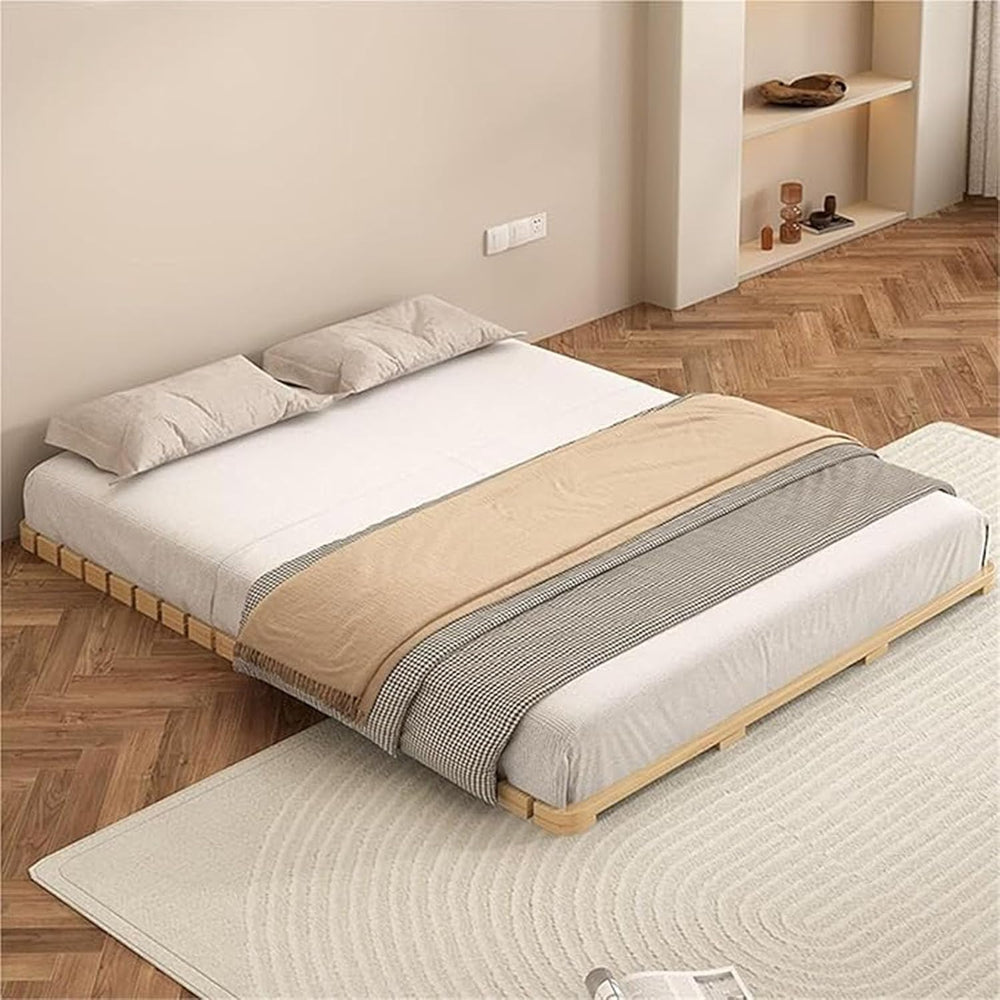Floor Bed Frame,Japanese Bed Frame,Breathable Moisture Resistant