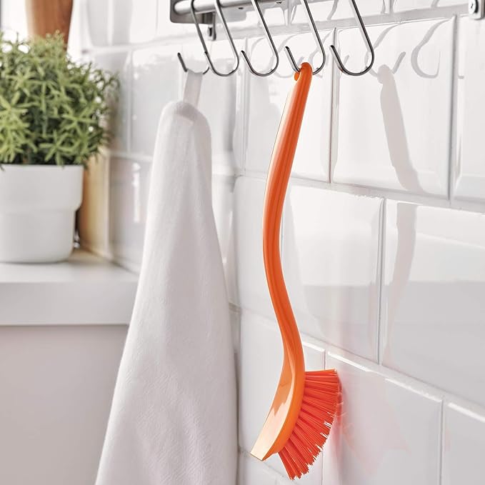 Ikea Easily Handable Orange Dish-Washing Brush - Image 2