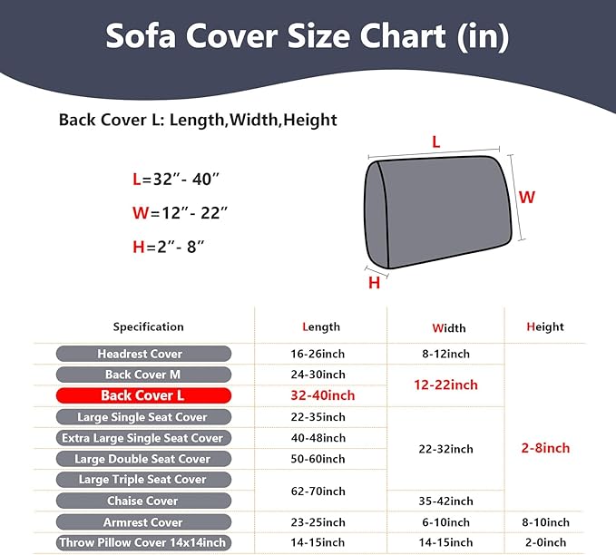 Couch Cushion Covers for Sofa Couch Covers Wear-Resistant Universal Sofa Cover - Image 3